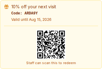 Reward happy customers automatically